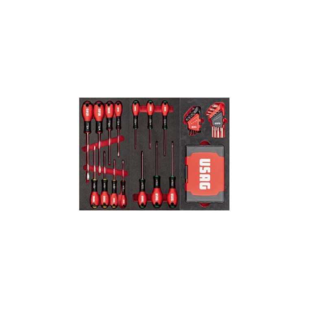 Carrello START con cassetto verticale - 6 cassetti (vuoto) 516 STB06V Usag + assortimento 295 utensili