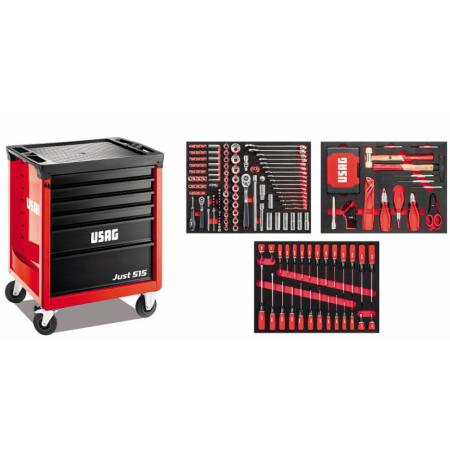 Carrello JUST con assortimento MANUTENZIONE 495 JSM (265 pz) 515 J6SM Usag