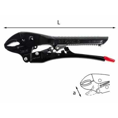 Pinze autobloccanti automatiche con ganasce concave 134 K 250 Usag
