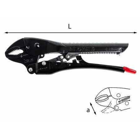 Pinze autobloccanti automatiche con ganasce concave 134 K 250 Usag