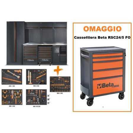 Combinazione arredo officina C45PRO 2.0 X + ass. 268 utensili