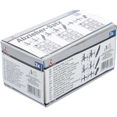 Set estrattori per cuscinetti varie misure a 3 e 2 zampe BGS 7730
