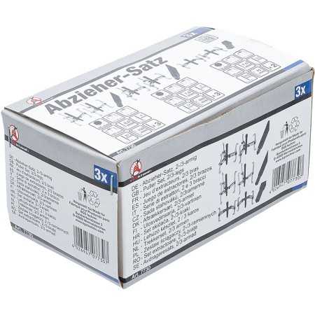 Set estrattori per cuscinetti varie misure a 3 e 2 zampe BGS 7730
