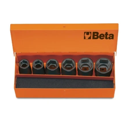 SERIE DI 6 CHIAVI A BUSSOLA MACCHINA CON ATTACCO QUADRO FEMMINA 1/2" FOSFATATE ART. 720/C6