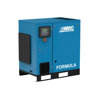 Compressore a vite ABAC Formula I 7,5kW velocità variabile su basamento, 4-13 bar