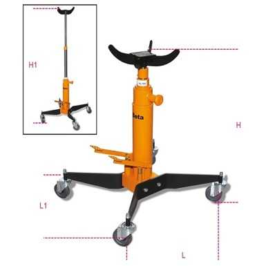 Sollevatore idraulico da fossa doppio stadio 1500/600 kg Beta 3026 2P/1,5-0,6