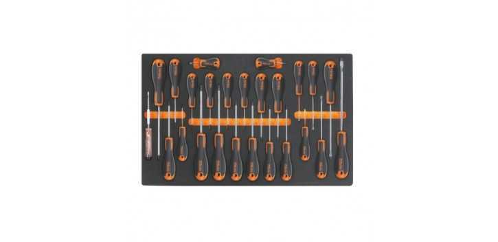 Cassettiera mobile con otto cassetti e assortimento di 445 utensili AUTOMOTIVE 2400 RSC24/8-VAL