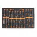 Cassettiera mobile con otto cassetti e assortimento di 445 utensili AUTOMOTIVE 2400 RSC24/8-VAL
