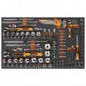 Cassettiera mobile con otto cassetti e assortimento di 445 utensili AUTOMOTIVE 2400 RSC24/8-VAL
