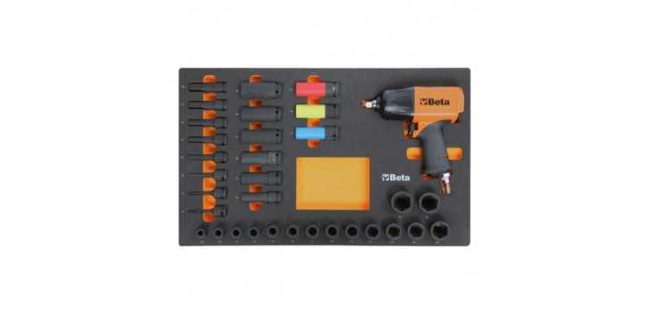 Cassettiera mobile con otto cassetti e assortimento di 445 utensili AUTOMOTIVE 2400 RSC24/8-VAL