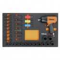 Cassettiera mobile con otto cassetti e assortimento di 445 utensili AUTOMOTIVE 2400 RSC24/8-VAL
