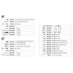 Set bussole e inserti 98 pz in cassetta pvc  Beta BW 903E/C98 2