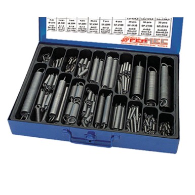 Kit 340 pezzi, molle a trazione, in cassetta metallica FM957-430 Fermec