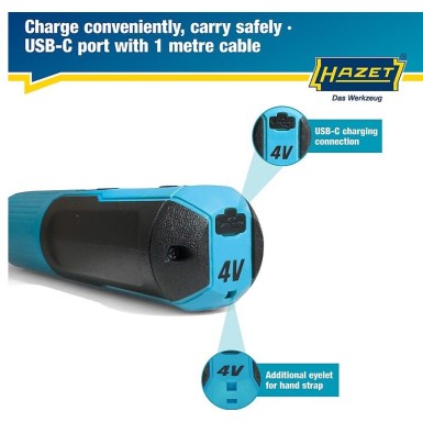 Avvitatore a batteria 5 Nm att. ¼” HAZET 9230B-2