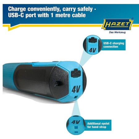 Avvitatore a batteria 5 Nm att. ¼” HAZET 9230B-2
