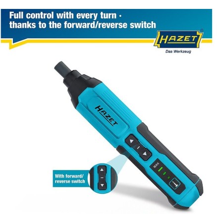 Avvitatore a batteria 5 Nm att. ¼” HAZET 9230B-2