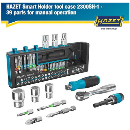 Supporto portautensili SmartHolder. con 39 utensili HAZET 2300SH-1