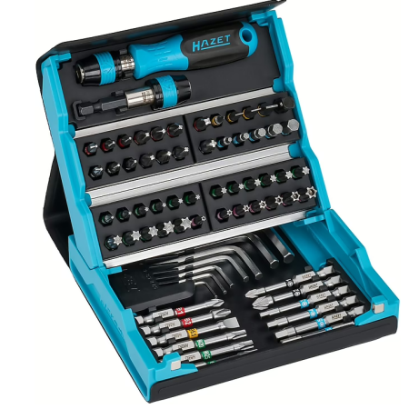 Serie di inserti (Bits) giravite 69 pz. SmartCase HAZET 2200SC-1