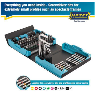 Serie di inserti (Bits) giravite 69 pz. SmartCase HAZET 2200SC-1