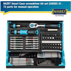 Serie di bit SmartCase 73 pz. HAZET 2200SC-31 2