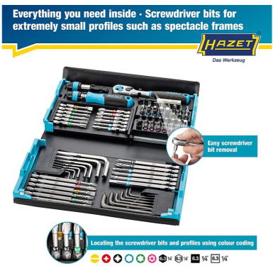 Serie di bit SmartCase 73 pz. HAZET 2200SC-31