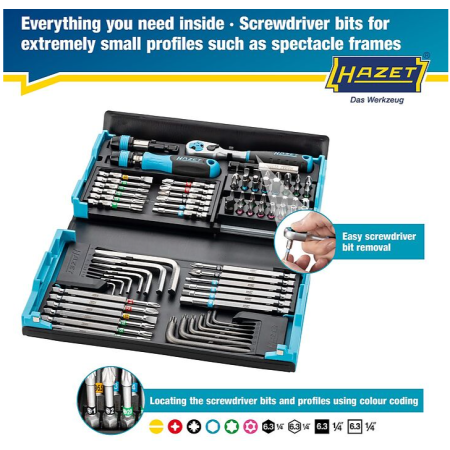 Serie di bit SmartCase 73 pz. HAZET 2200SC-31