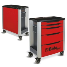 Cassettiera mobile porta attrezzi con 5 cassetti Beta RSC39/5R RED