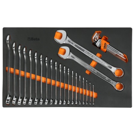 Cassettiera mobile con 7 cassetti, con assortimento di 288 utensili Beta – RSC39/7-R VI