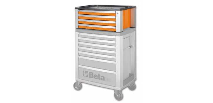 CASSETTIERA CON 8 CASSETTI ROSSO ART. C39/8