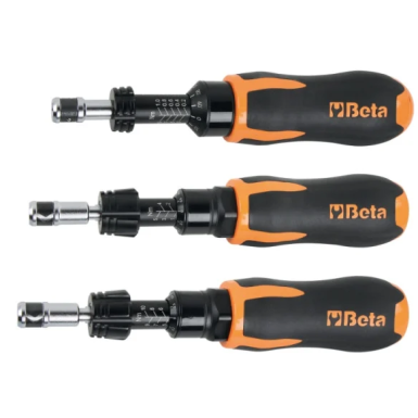 Assortimento 1 giravite dinamometrico, 8 chiavi a bussola esagonali, 20 inserti e 2 accessori Beta 584/C31