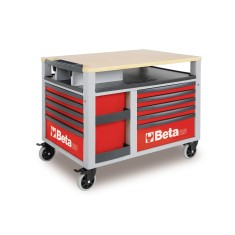 CARRELLO SUPER TANK CON 10 CASSETTO GRIGIO ART. C28