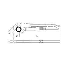 GIRATUBI MOD. SVEDESE 90° MM 320 ART. 376/320 2