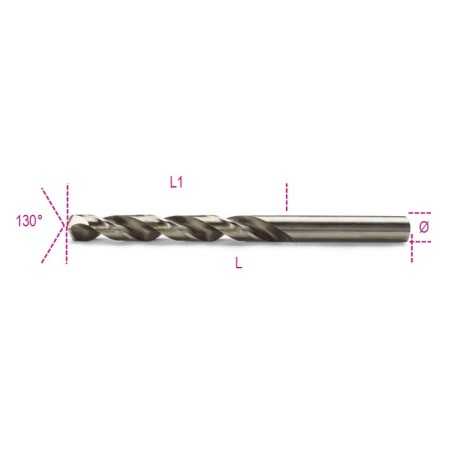 PUNTE RETTIFICATE HSS-CO 8% ART.415 MIS. 0,50
