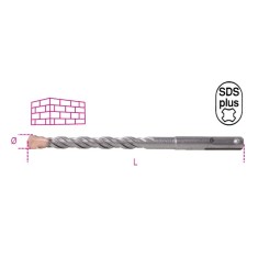 PUNTE PER MURATURA SDS Plus ART.419 MIS. 4X110