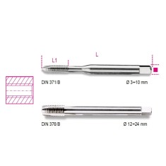 MASCHI MACCHINA HSS FORI PASSANTI M3X0,5 ART. 428FP