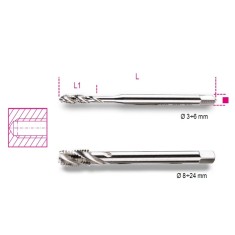 MASCHI MACCHINA HSS FORI CIECHI M3X0,5 ART. 428FC