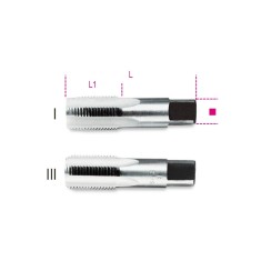 MASCHI A MANO UNF PASSO FINE SERIE 2 PEZZI 1/4 ART. 433ASF