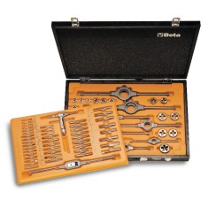 ASSORTIMENTO DI MASCHI E FILIERE IN HSS (70PZ) ART.447/C70