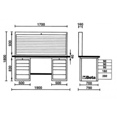 BANCO DA LAVORO MASTERCARGO ORANGE ART. C57S A/O 2
