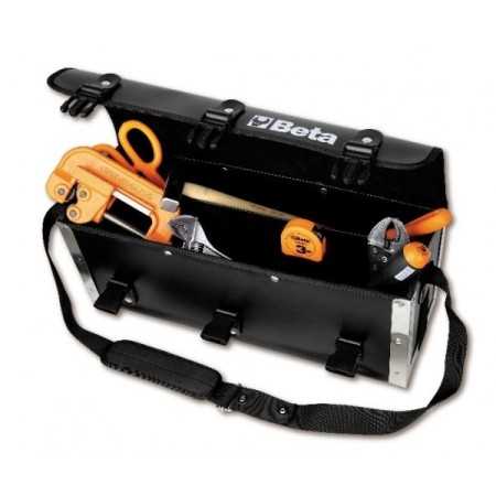 BORSA IN CUOIO CON 35 UTENSILI PER IDRAULICO ART. BETA 2009ID