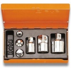 CASSETTA DI 6 RACCORDI ADATTATORI PER CHIAVI A BUSSOLA BETA 902R/C6