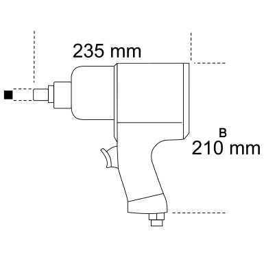 AVVITATORE REVERSIBILE IN MATERIALE COMPOSITO 1/2 1927CD