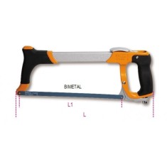SEGHETTO DA FERRO CON IMPUGNATURA BIMATERIALE BETA ART. 1726BM