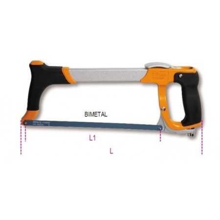 SEGHETTO DA FERRO CON IMPUGNATURA BIMATERIALE BETA ART. 1726BM