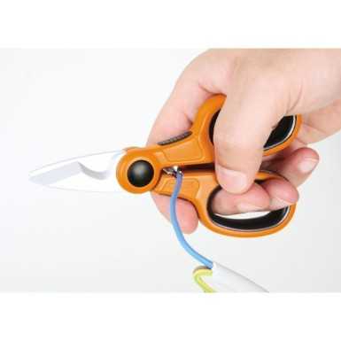 FORBICI ELETTRICISTI INOX CON CRIMPATRICE PER PUNTALINI BETA 1128BCX