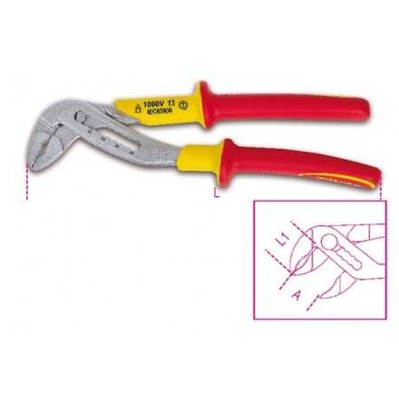 PINZA REGOLABILE ISOLATA 1000V BETA ART. 1048MQ/250