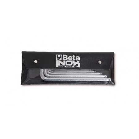 SERIE DI 7 CHIAVI A BUSSOLA IN ACCIAIO INOX BETA ART. 96BPINOX/B7