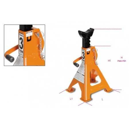 CAVALLETTI AUTO 2 TONNELLATE BETA ART. 3010/T2