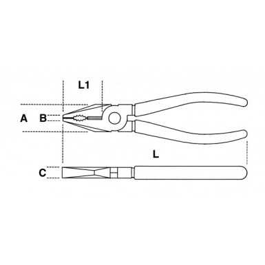 PINZA ISOLATA UNIVERSALE 1000V BETA ART. 1150MQ 