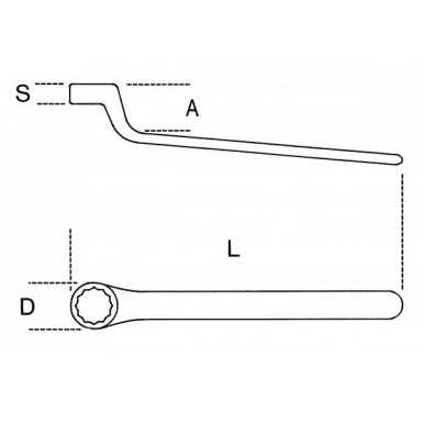 CHIAVE POLIGONALE CURVA 10MM ISOLATA 1000V BETA ART. 89MQ 